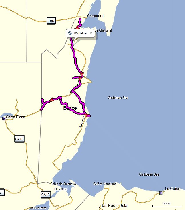 Route Belize